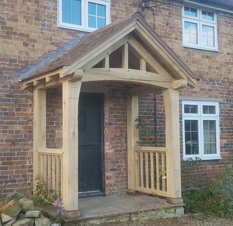 Bayton oak frame porch kit